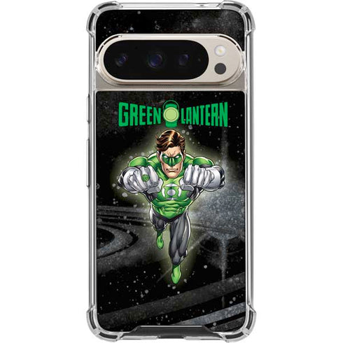 DC Comics Green Lantern Flying Action Pose Pixel 9 Pro XL Clear Case
